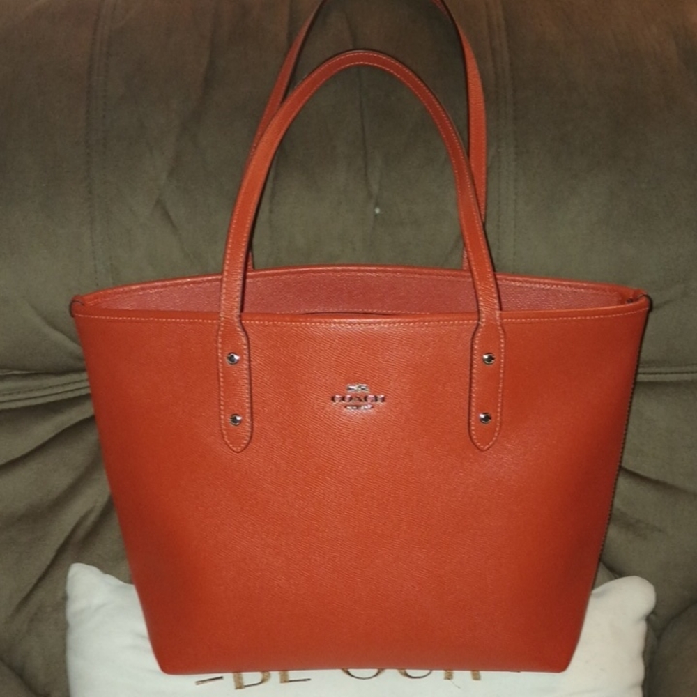 Coach Vibrant Red Shoulder Bag